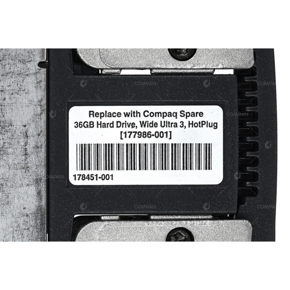 177986-001 HP COMPAQ HDD 36.4GB 10K U160 SCSI 3.5" LFF